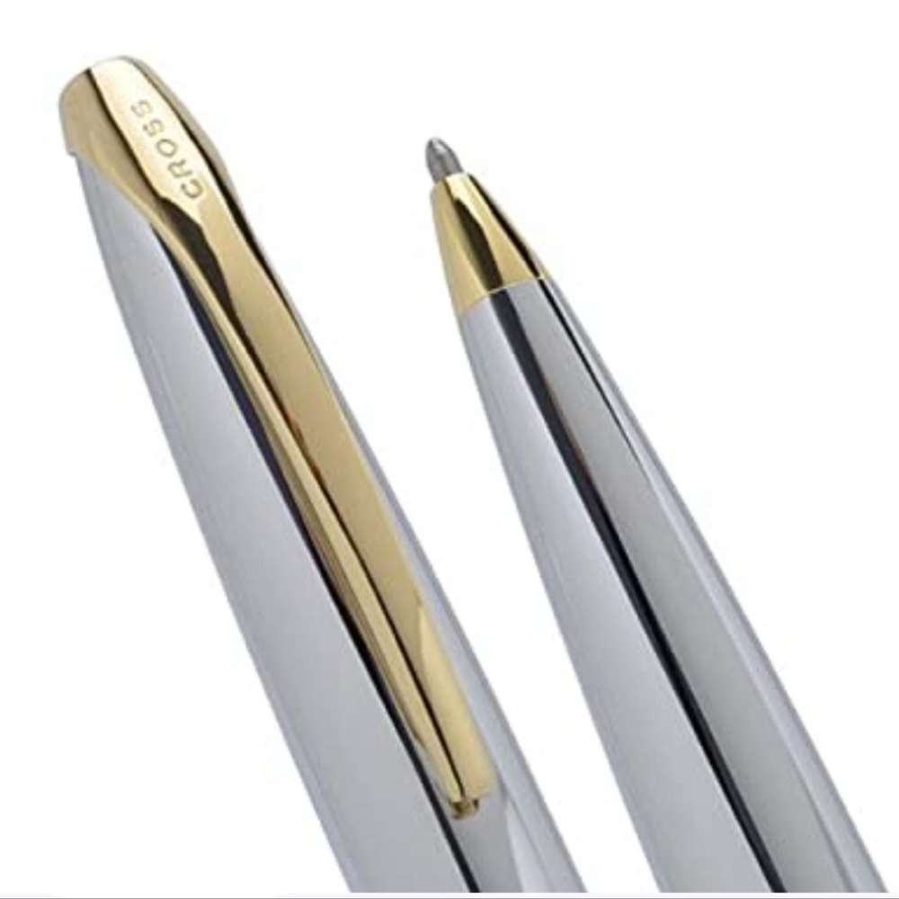 Cross ATX 23KT Gold and Chrome Medalist Medium Ballpoint Pen